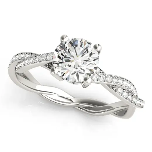 The Renata Twist Engagement Ring
