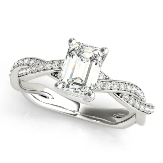 The Chloe Twist Engagement Ring