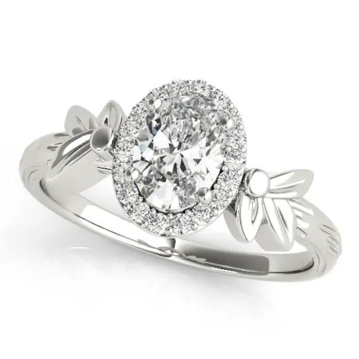 The Cecilia Halo Engagement Ring