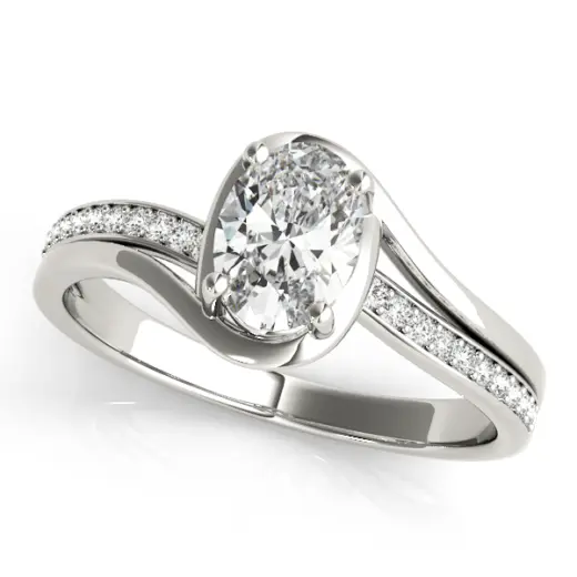 The Luna Bypass Engagement Ring