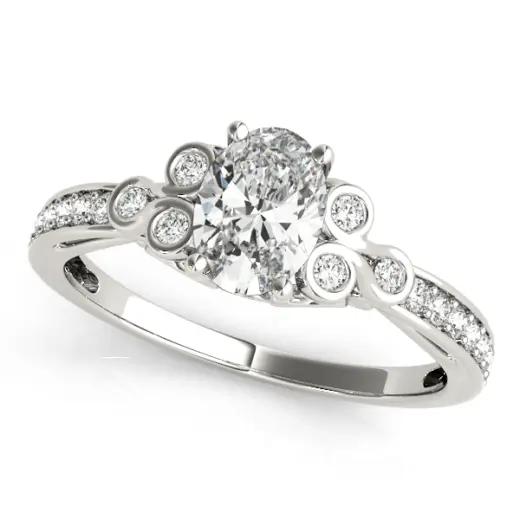 The Ximena Cluster Engagement Ring