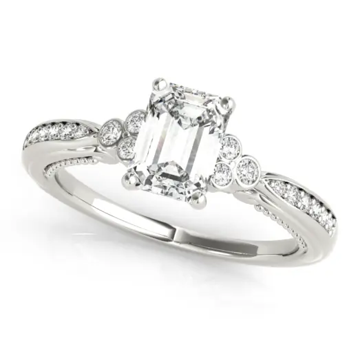 The Lily Cluster Engagement Ring