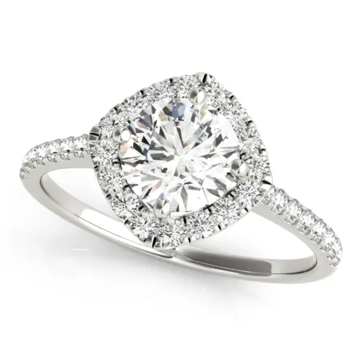 The Dorothea Halo Engagement Ring