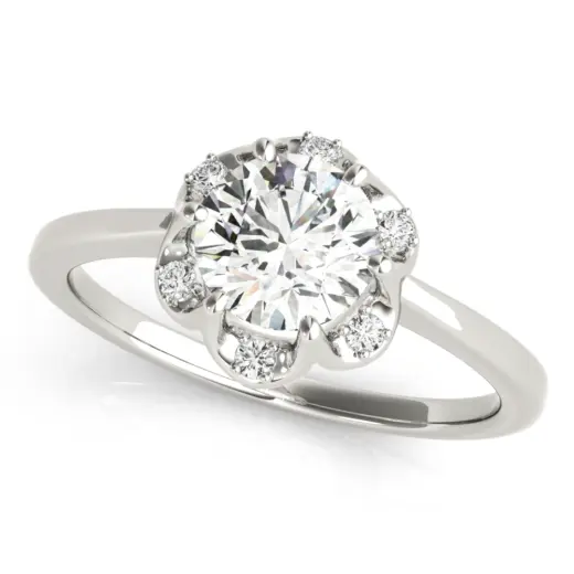 The Pippa Halo Engagement Ring