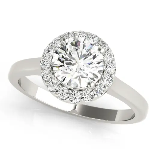 The Marlowe Halo Engagement Ring