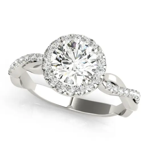 The Catalina Halo Engagement Ring
