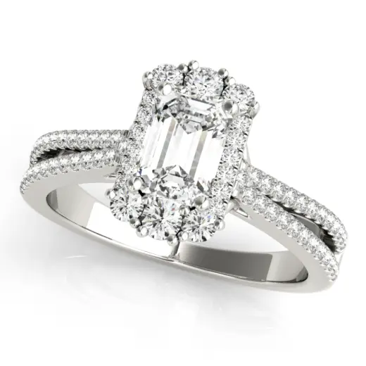 The Susanna Halo Engagement Ring II