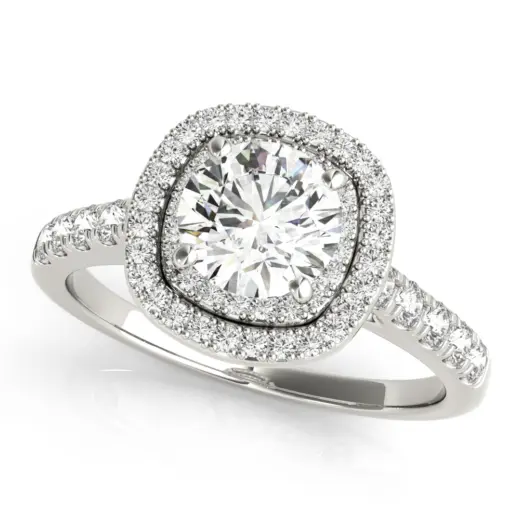 The Sabrina Double Halo Engagement Ring