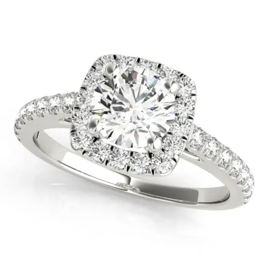 The Josephine Halo Engagement Ring III