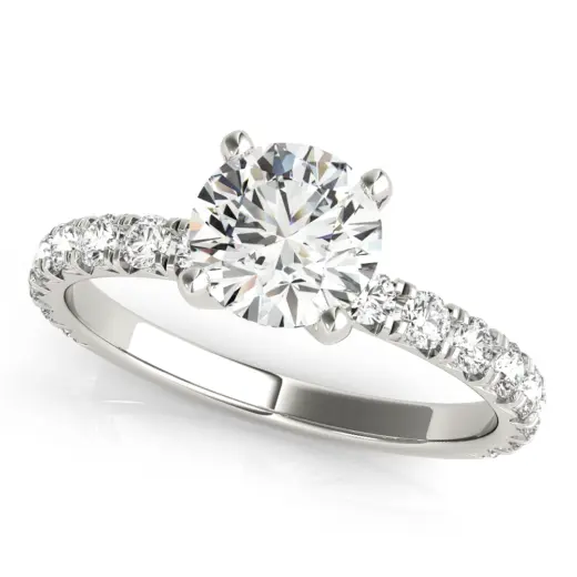 The Georgia Single-Row Engagement Ring