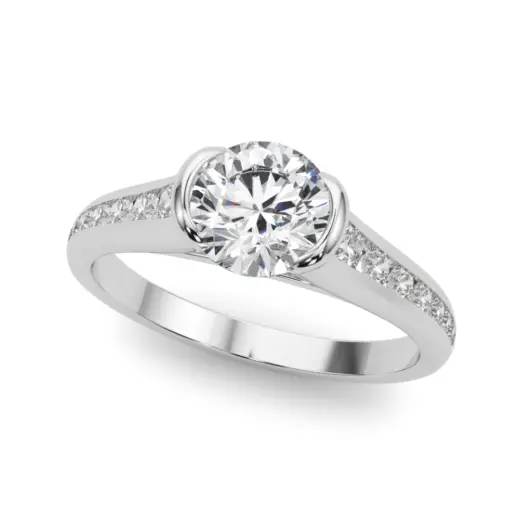 The Liliana Single-Row Engagement Ring