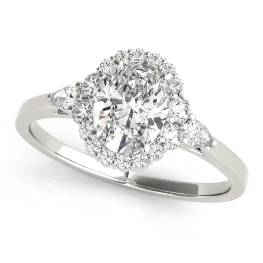 The Valentina Halo Engagement Ring