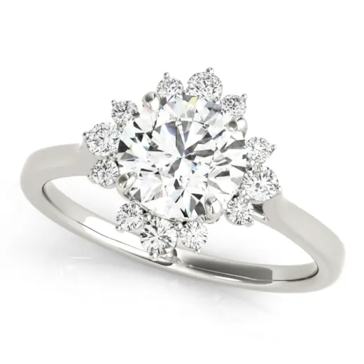 The Penelope Halo Engagement Ring