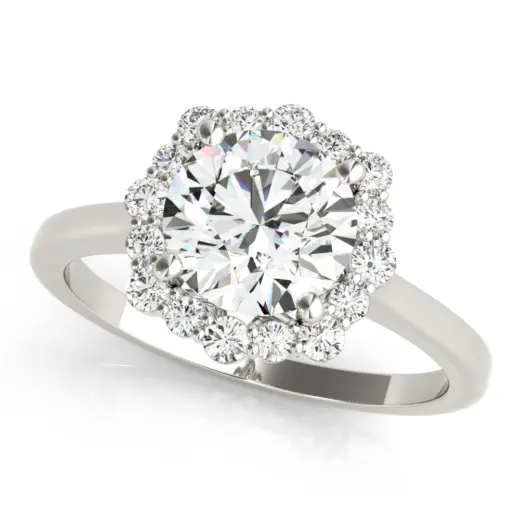 The Hannah Halo Engagement Ring