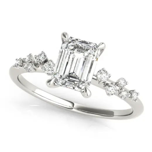 The Quinn Single-Row Engagement Ring