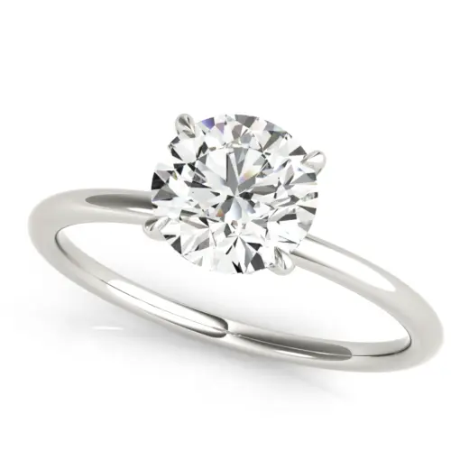 The Rosemary Hidden Halo Engagement Ring