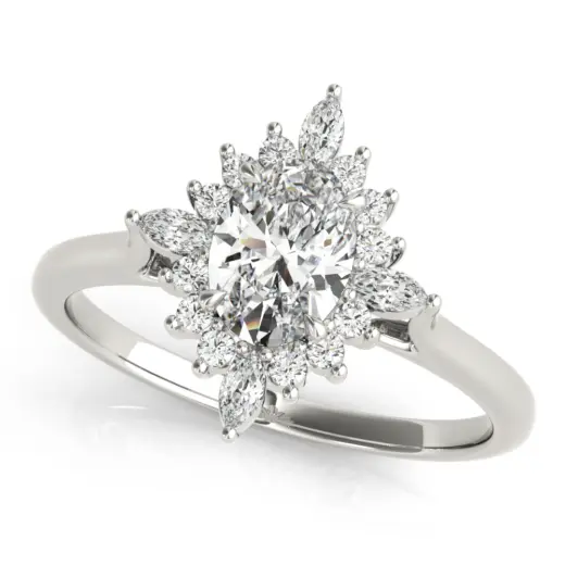 The Coralie Halo Engagement Ring