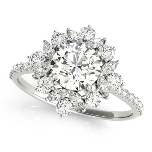 The Maria Halo Engagement Ring