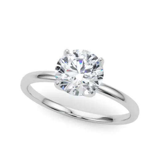 The Lucille Solitaire Engagement Ring