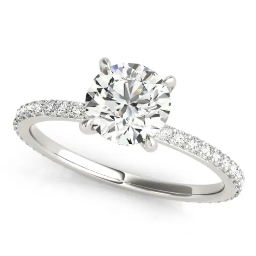 The Jane Hidden Halo Engagement Ring