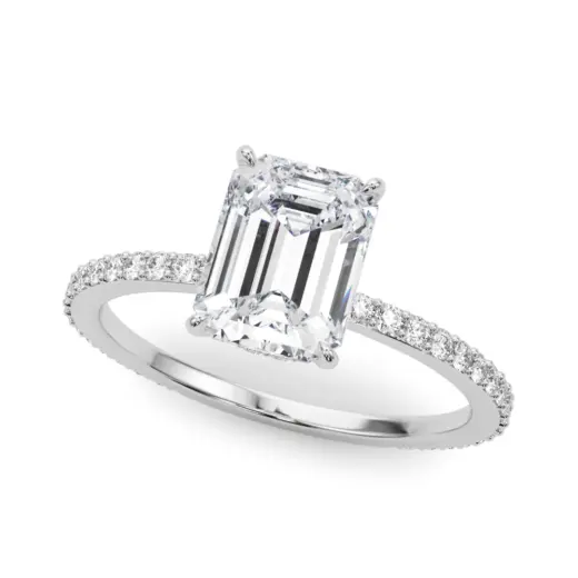 The Maya Hidden Halo Engagement Ring