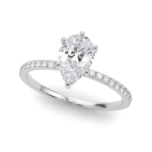 The Catherine Hidden Halo Engagement Ring