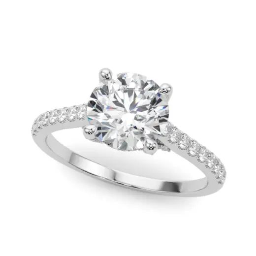 The Esther Hidden Halo Engagement Ring