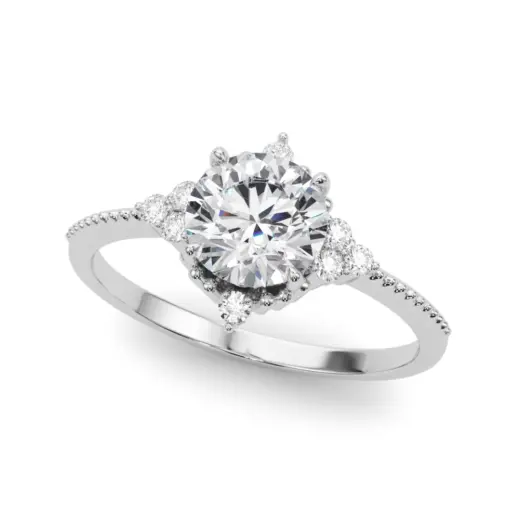 The Zelda Halo Engagement Ring