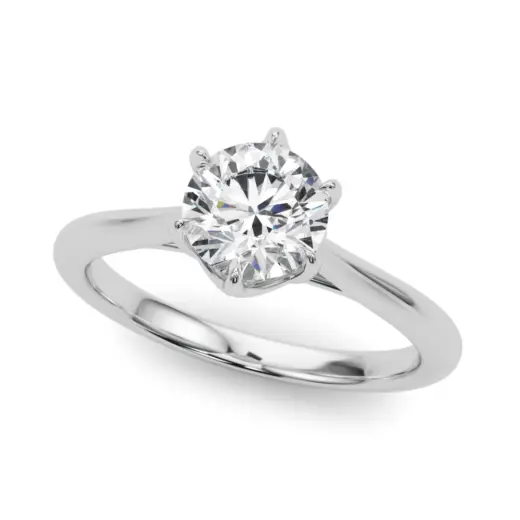 The Heidi Solitaire Engagement Ring