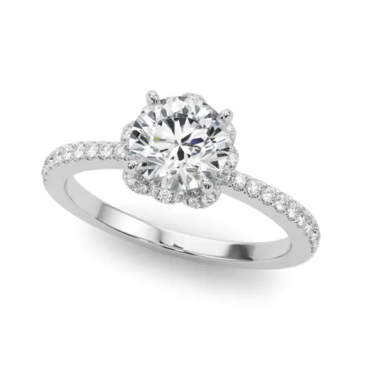 The Mabel Halo Engagement Ring