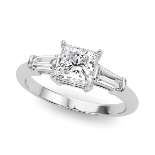 The Sienna Three-Stone Engagement Ring