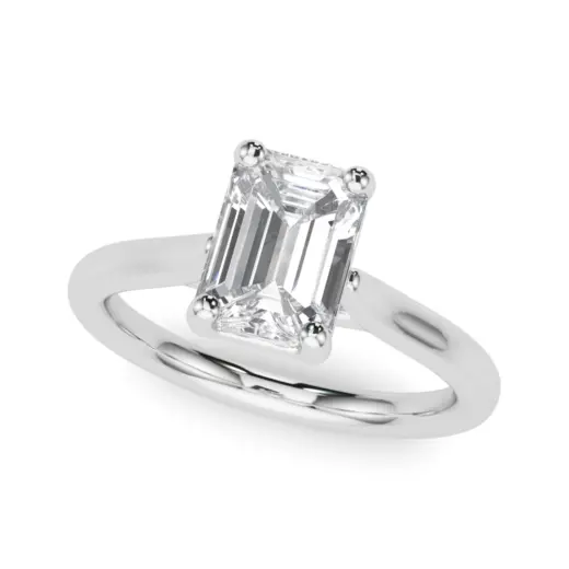 The Delphine Solitaire Engagement Ring