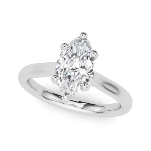 The Octavia Solitaire Engagement Ring