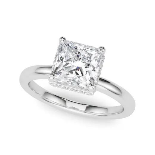 The Matilda Hidden Halo Engagement Ring