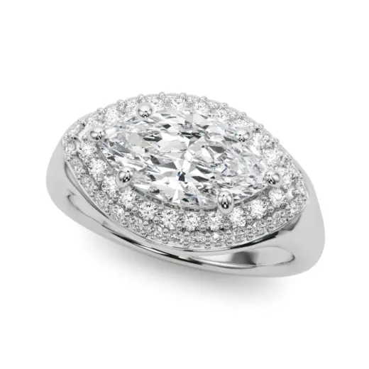 The Hollis Double Halo Engagement Ring