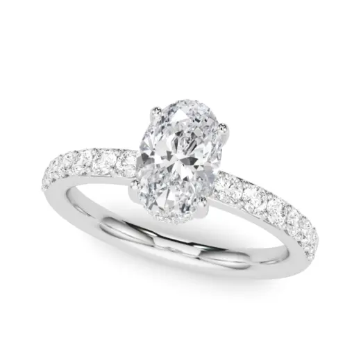 The Victoria Hidden Halo Engagement Ring