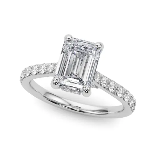The Odette Hidden Halo Engagement Ring